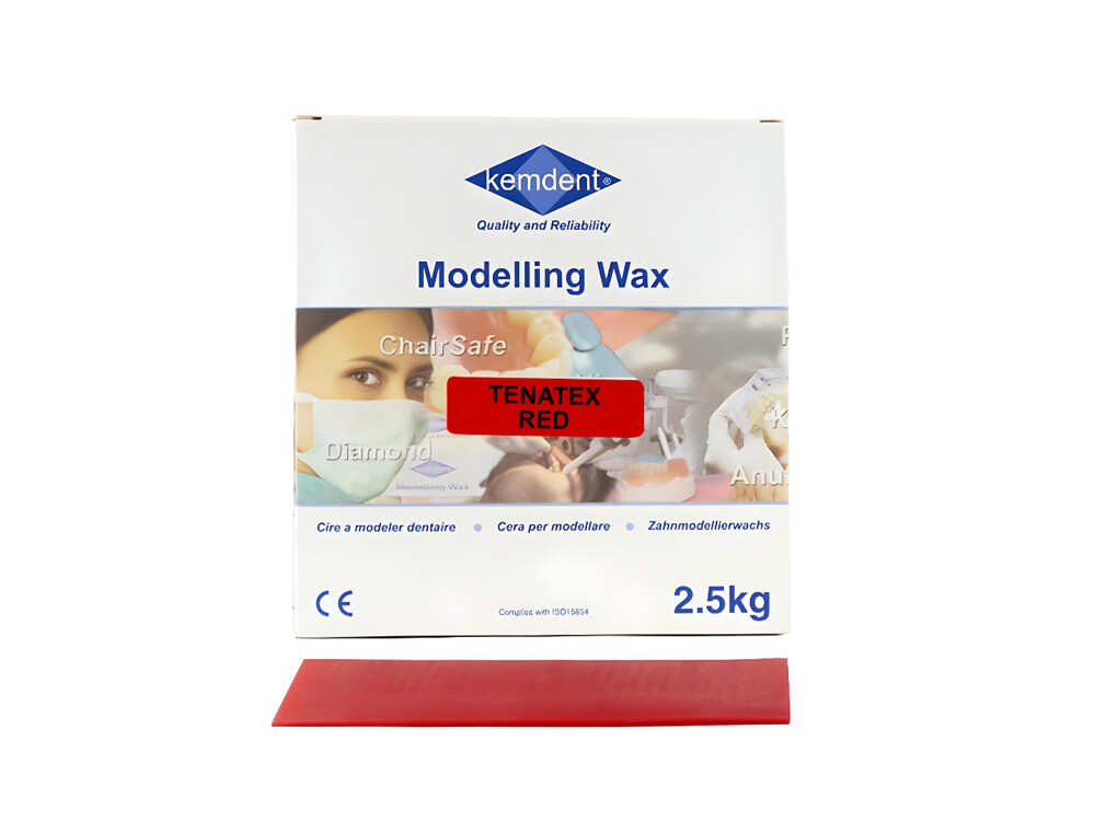 Kemdent Tenatex was rood, modelling