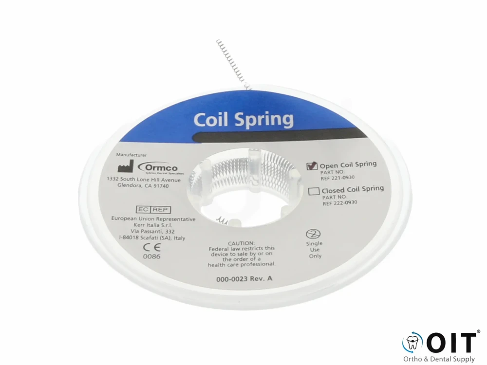 Chrome alloy open coil springs