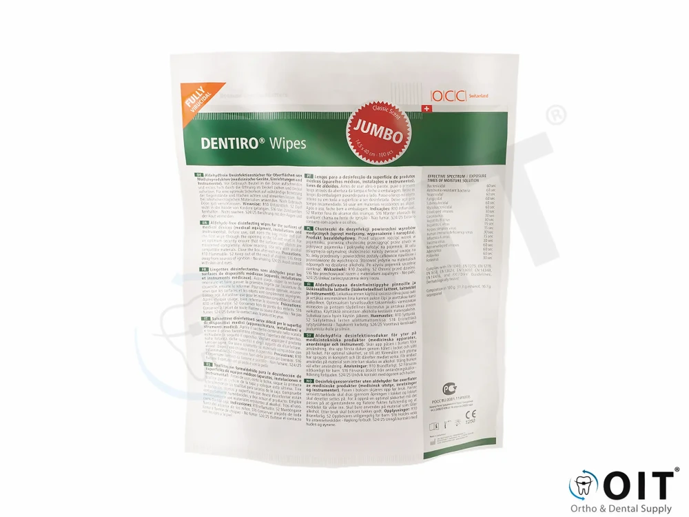 Jumbo Dentiro Wipes Classic alcohol doek