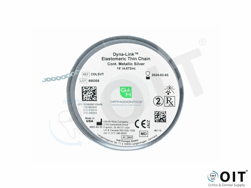 Slim Chain continuous silver