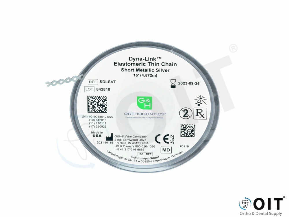 Slim Chain short silver