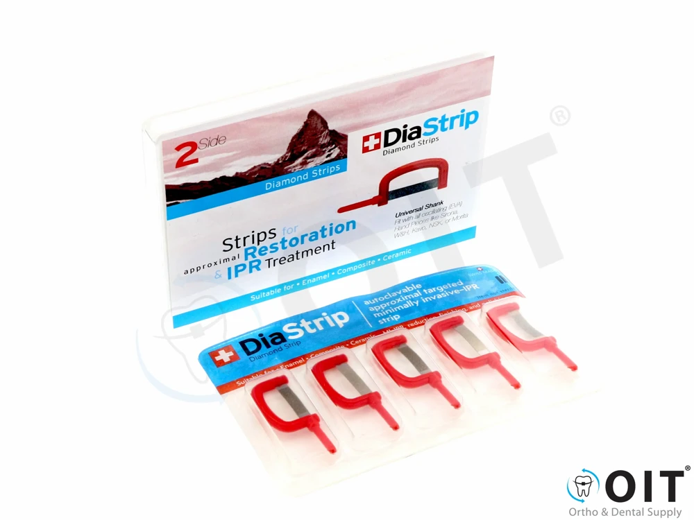 Refill DiaStrip 2-Side 60 Micron Blauw