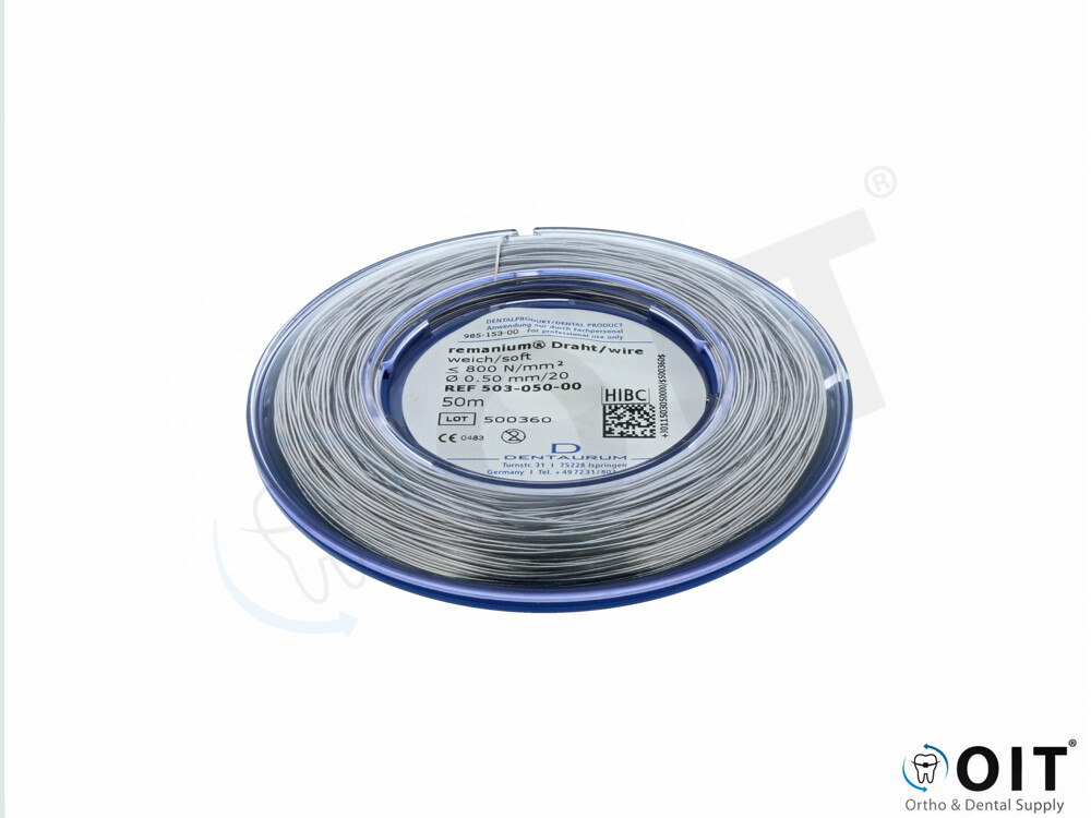 Remanium Ligature Wire Round Soft 0.50mm