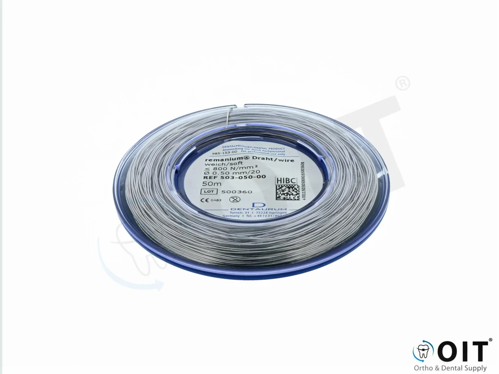 Remanium Ligature Wire Round Soft 0.50mm