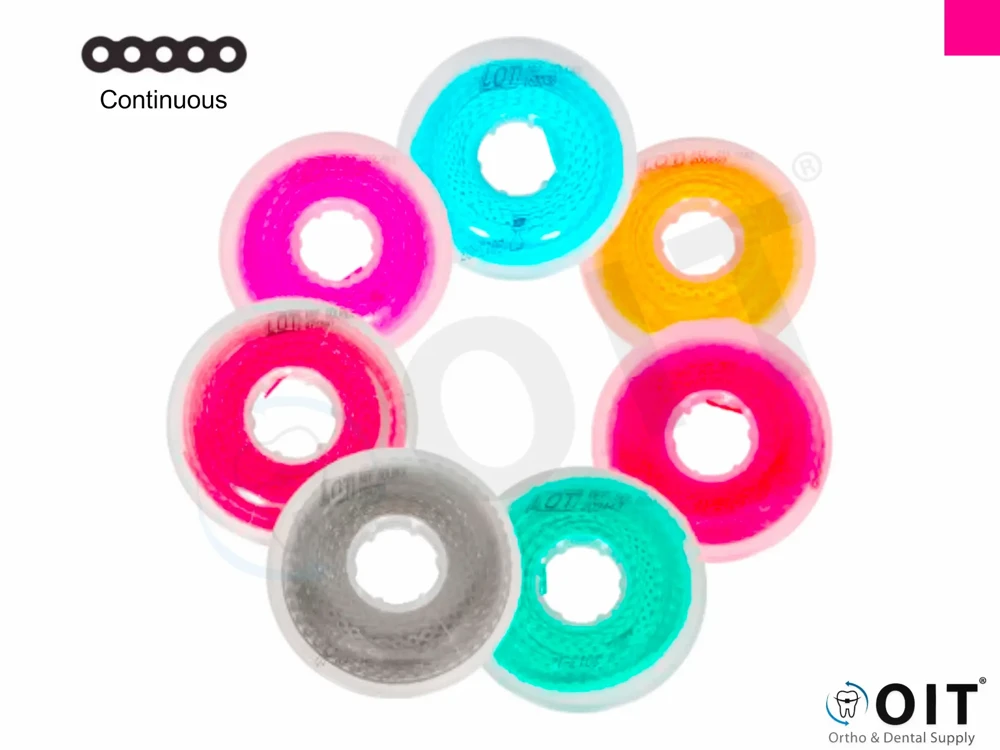 Elastomeric chain continuous fuchsia