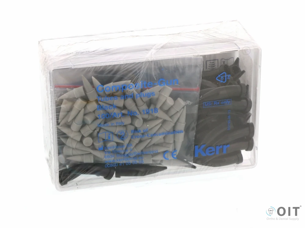 Kerrhawe 1918 plugs & tubes black