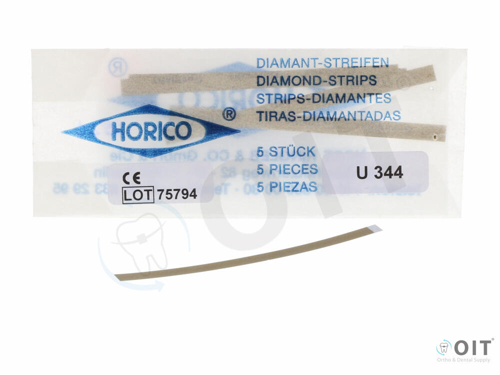 Horico Schuurstrips 4mm Enkelzijdig wit