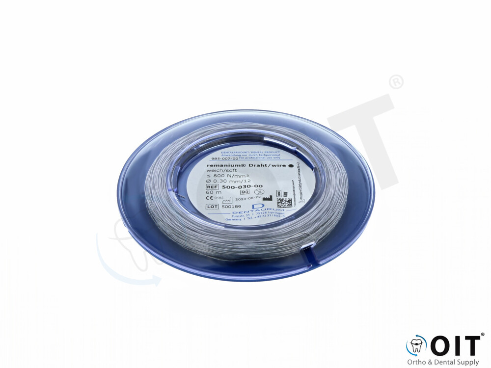 Remanium Ligature Wire Round Soft 0.30mm