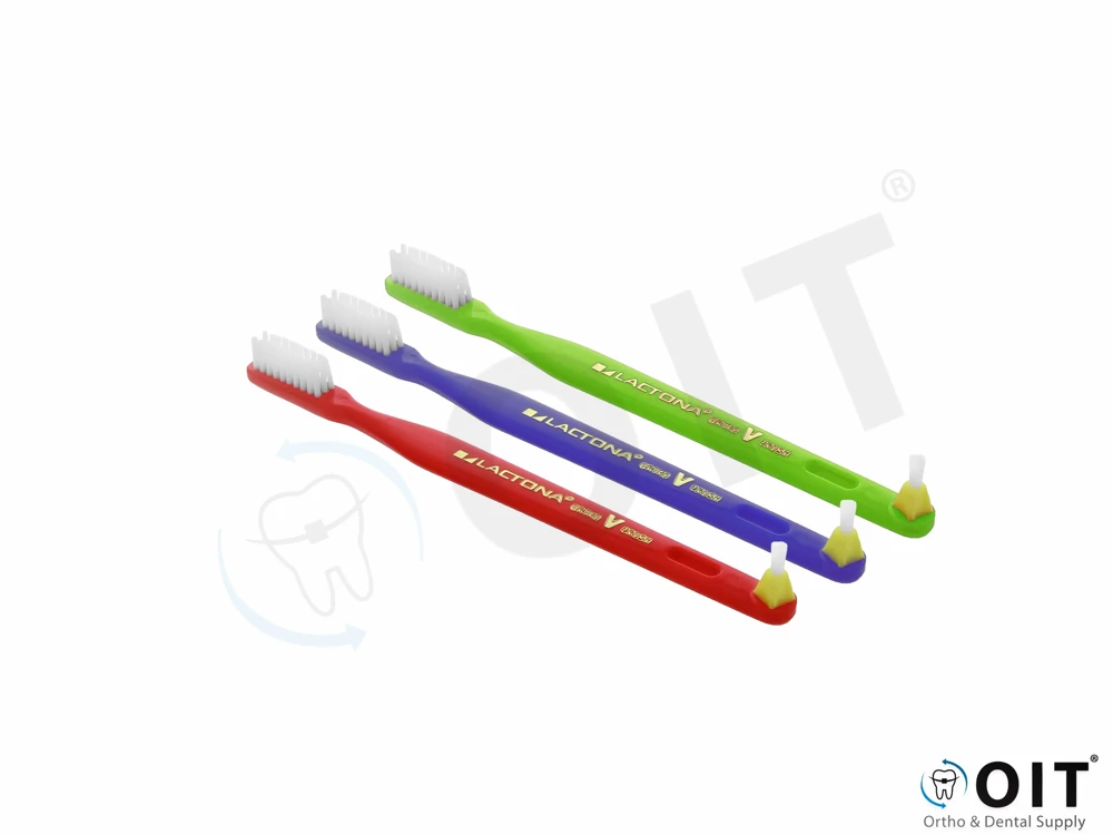 Lactona orthodontie tandenborstel V-vorm