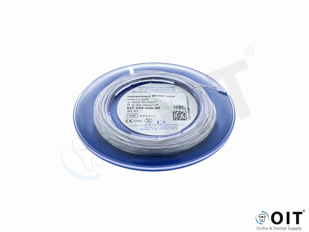 Remanium Ligature Wire round soft 0.40mm