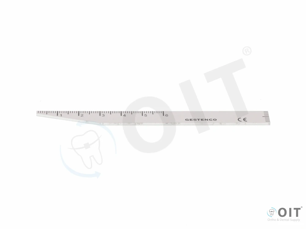 Overbite Ruler Meetlat Stainless Steel