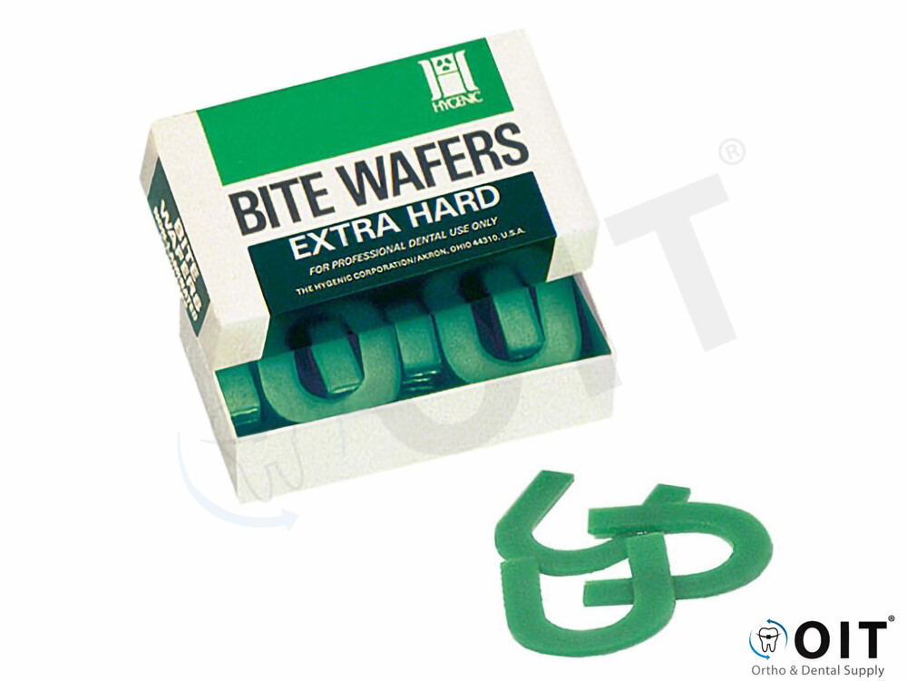 Hygenic Bite Wafers Extra Hard Groen