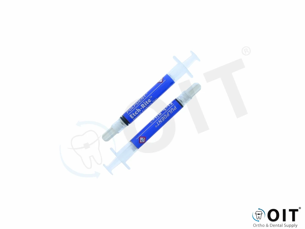 Etch-Rite etsgel Pulpdent lege spuitjes