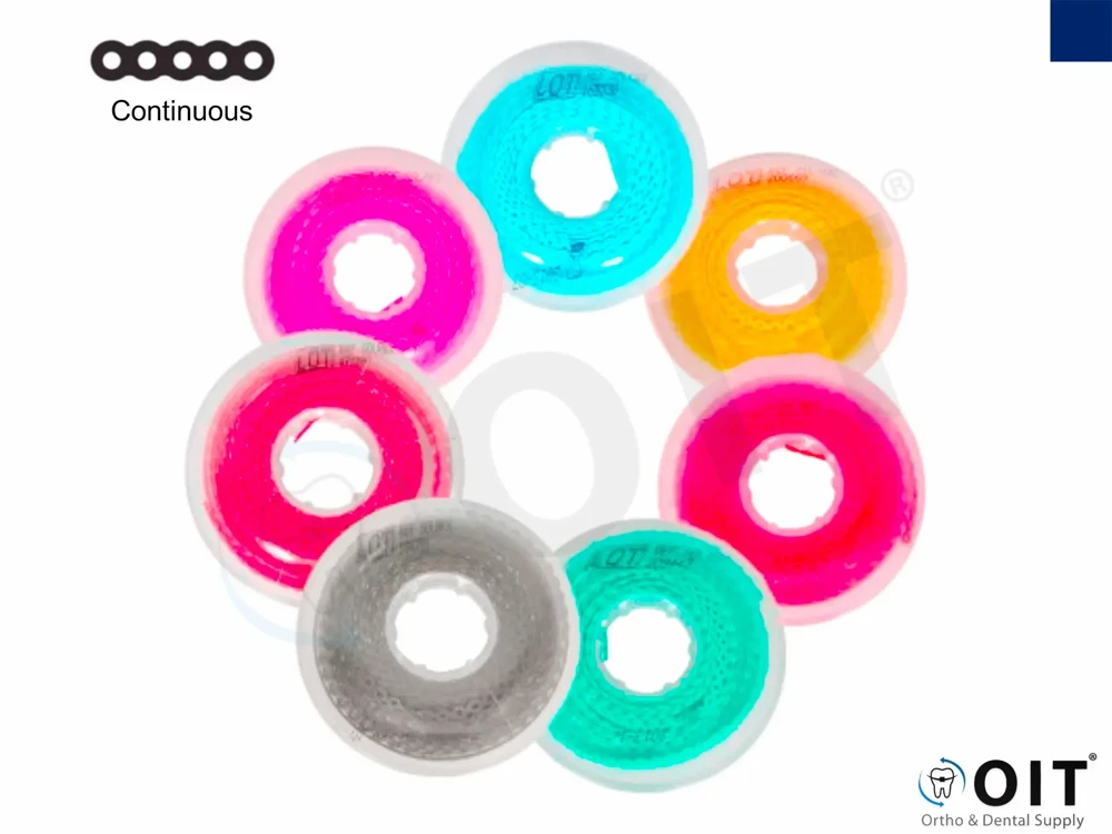 Elastomeric chain continuous navy blue