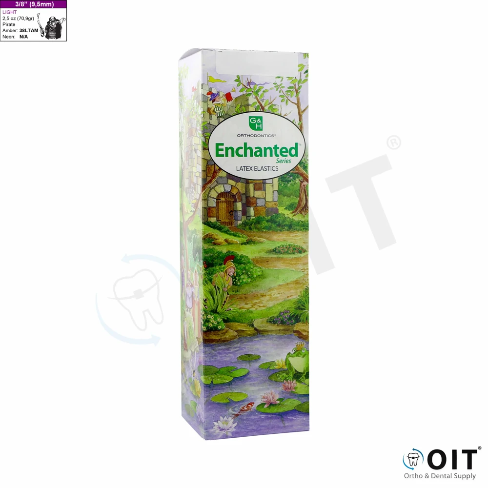 Kl. elastiekjes Pirate 3/8