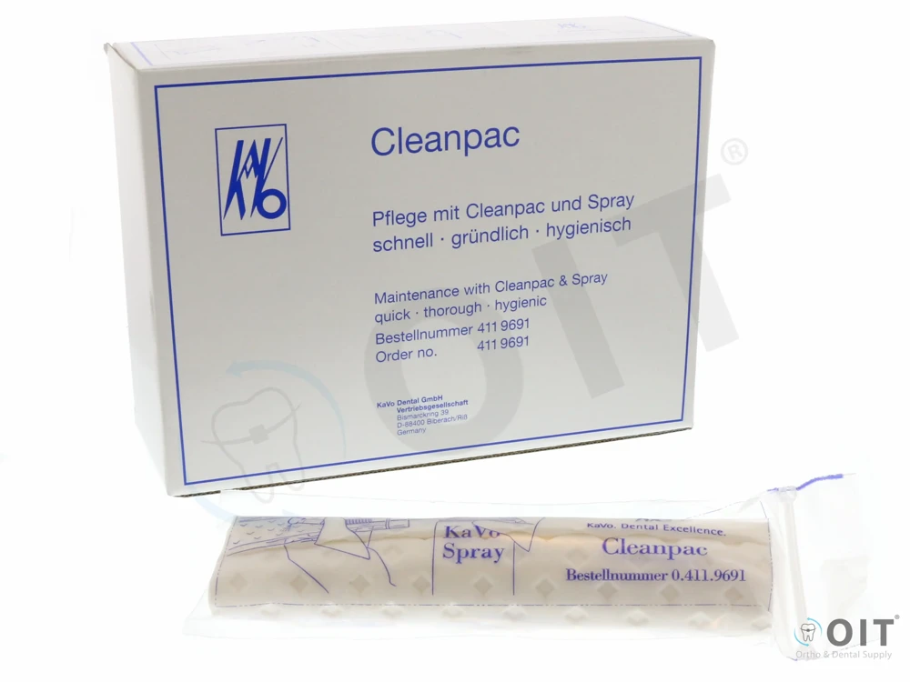 Kavo Cleanpac, anti lekkage bij smering