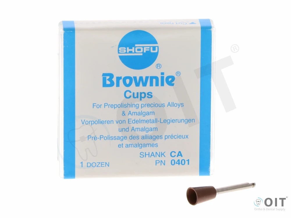 Polijst prophy-cups RA (bruin)