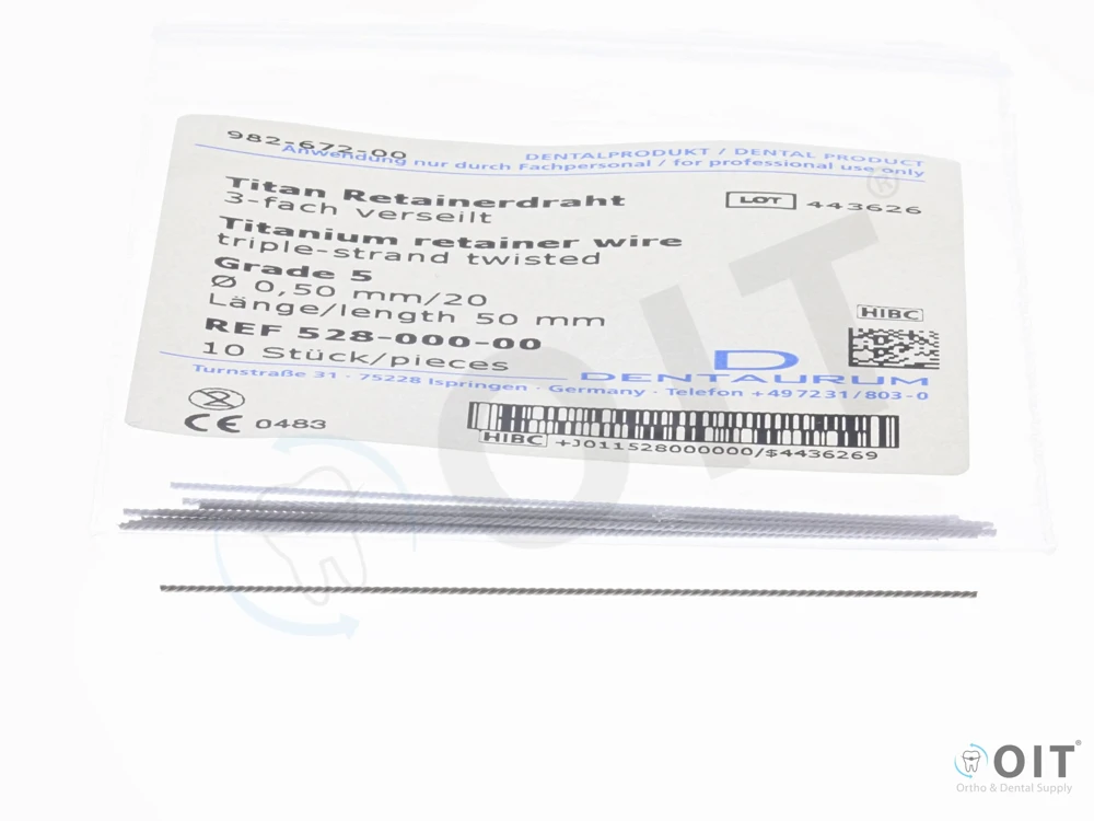 Retentiedraad 0.50mm Dentaurum 3 Strand