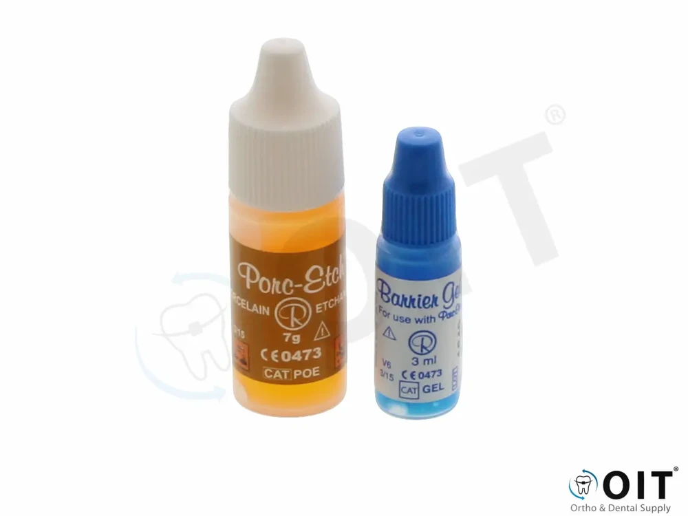 Porc-Etch Porcelain etch with barrier