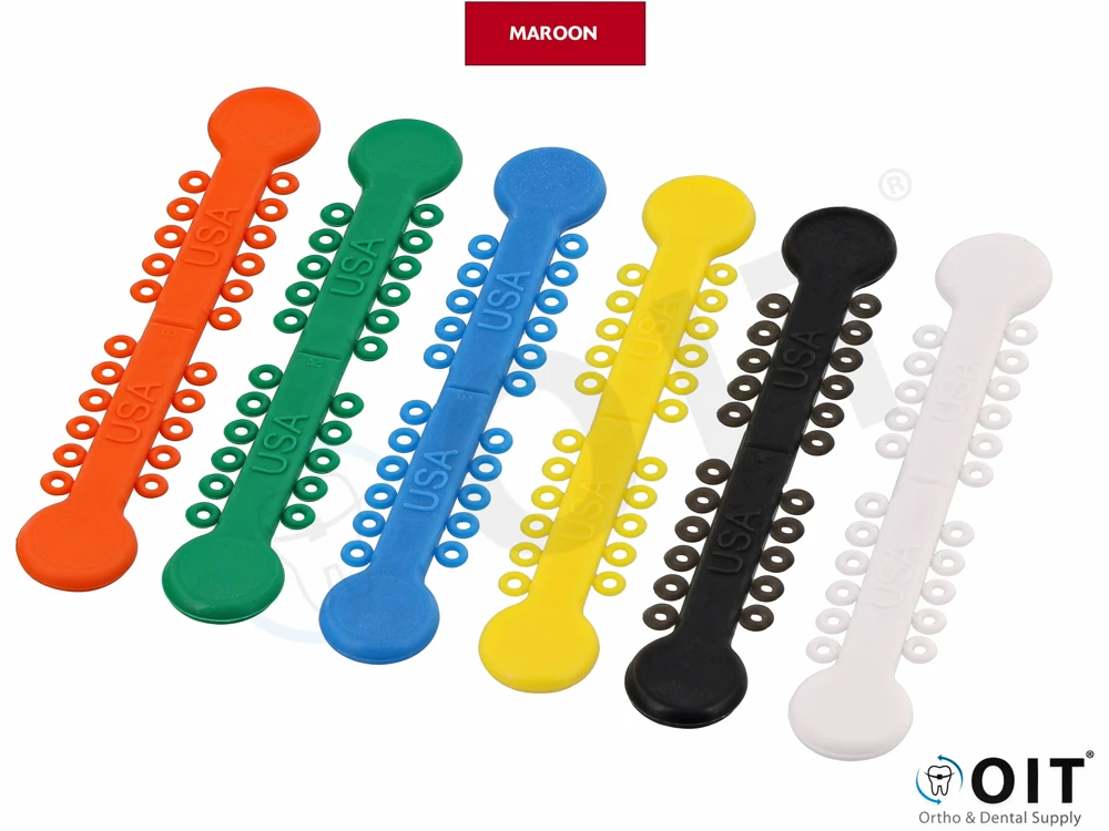 Elastomeric ties Versa-Tie Maroon