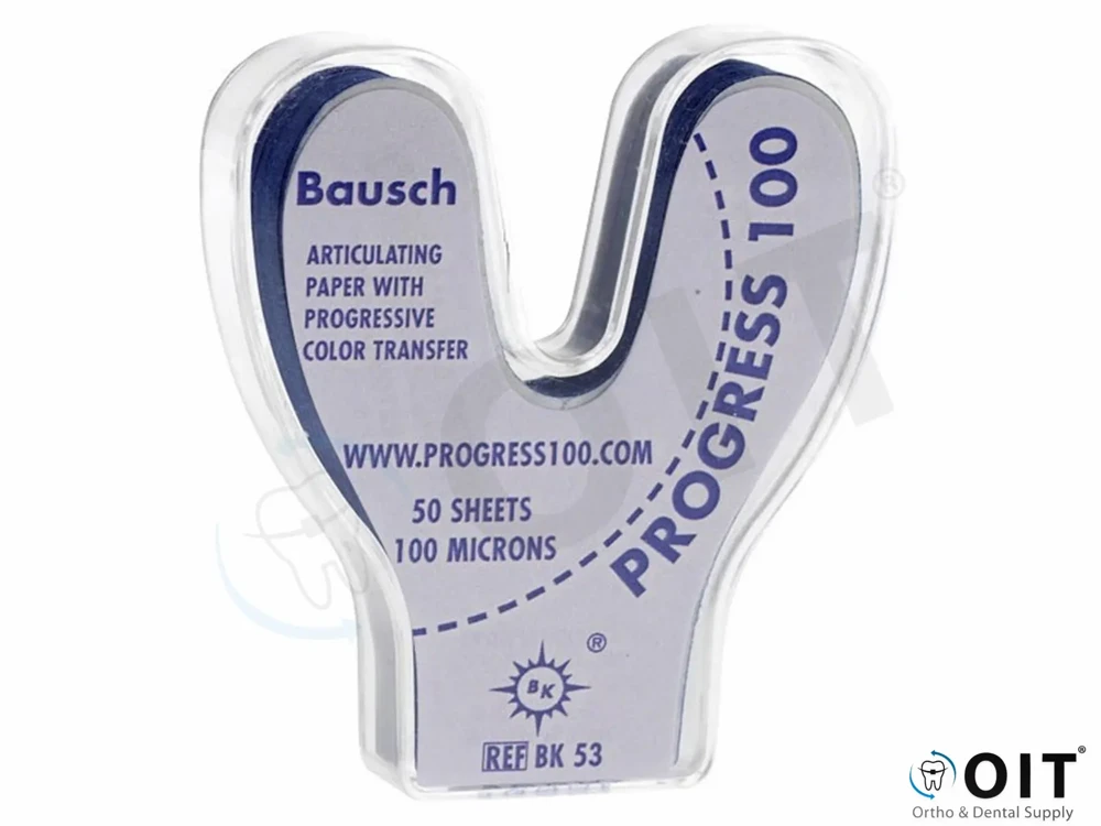 Articulatiepapier blauw bausch BK53