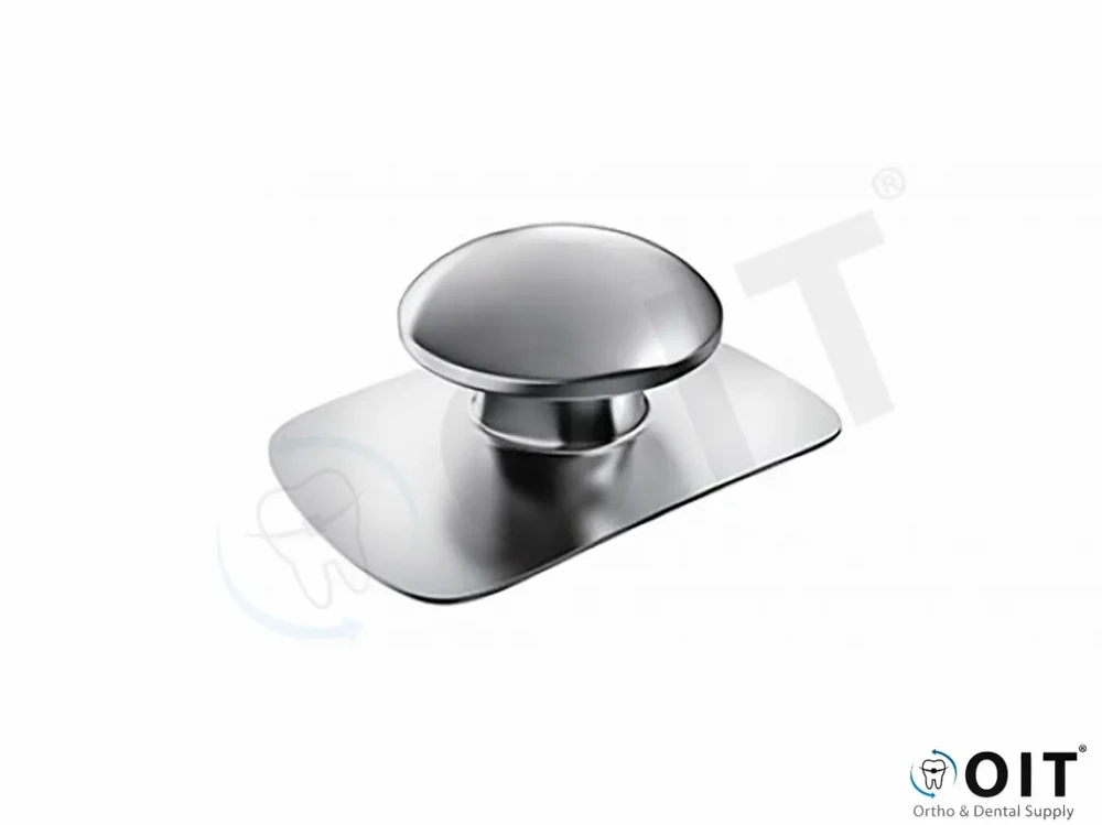 Lingual Button, Flat Direct bond pad