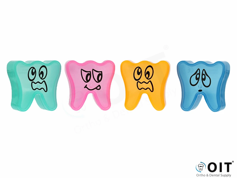 Tandendoosjes gekleurd