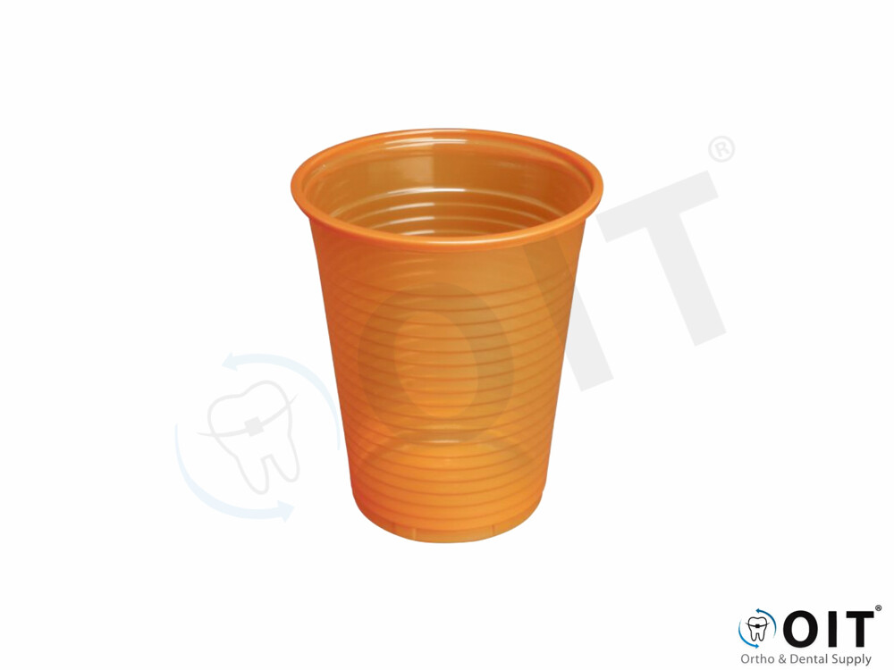 Drinkbekers plastic 180 ml Oranje