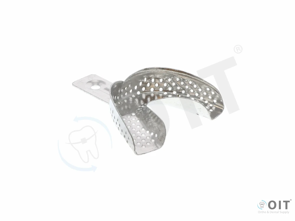 Afdruklepel, alu geperfor, ok maat 1