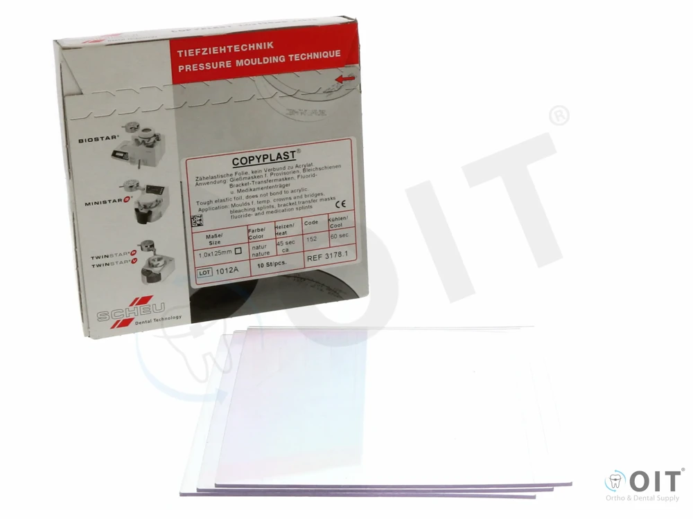 Copyplast Dieptrek 1 mm 125x125 mm