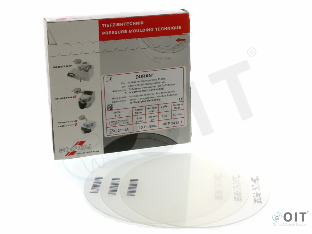 Duran Clear ø125 mm 1,0 mm