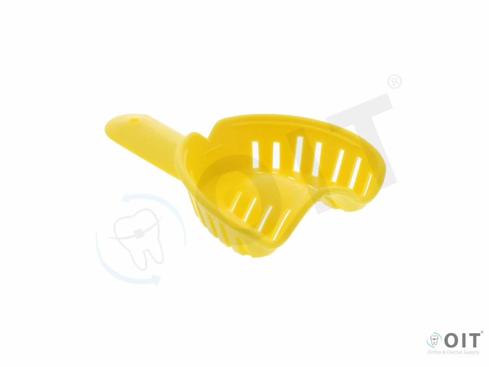 Afdruklepel  maat 5 geel upper (50st)