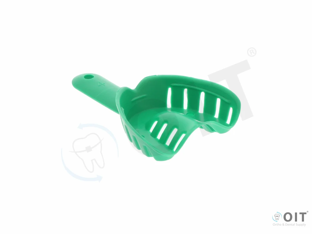 Afdruklepel  maat 4 groen upper (50st)