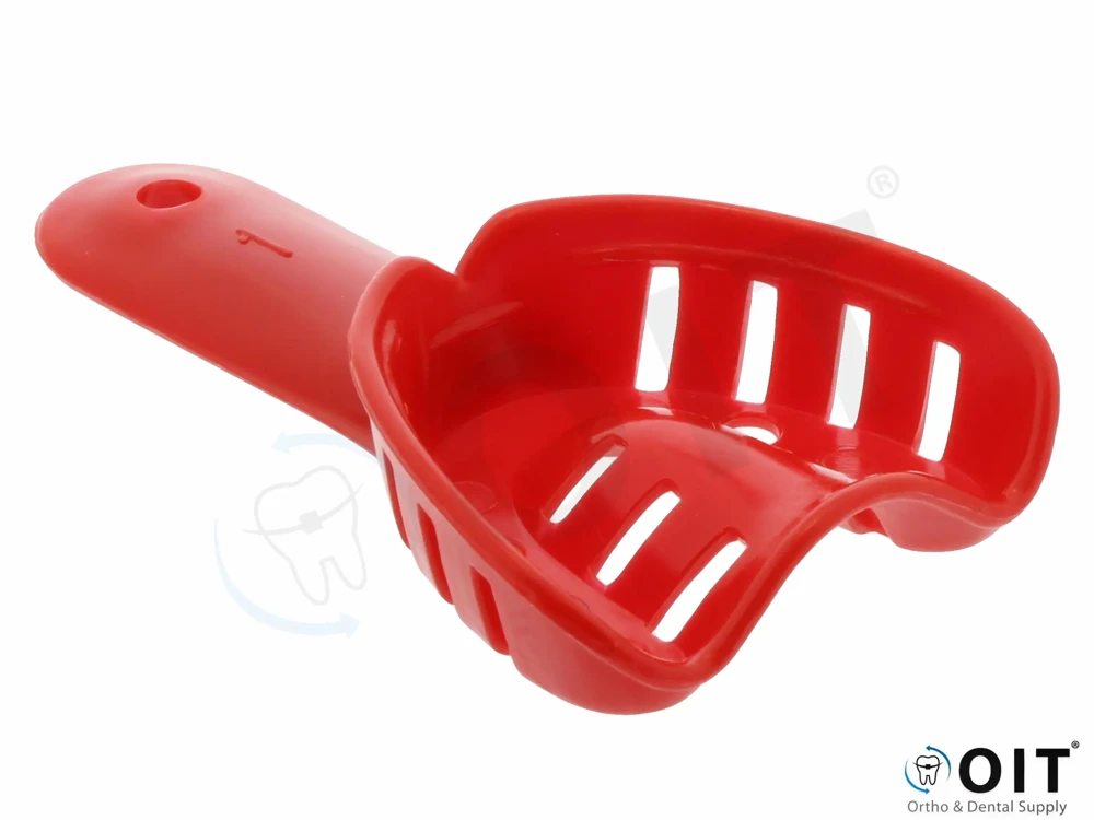 Afdruklepel  maat 1 rood upper