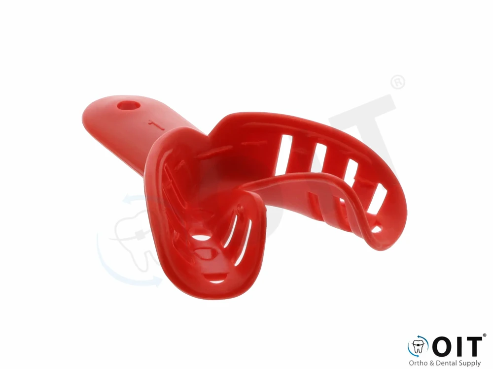 Afdruklepel  maat 1 rood lower