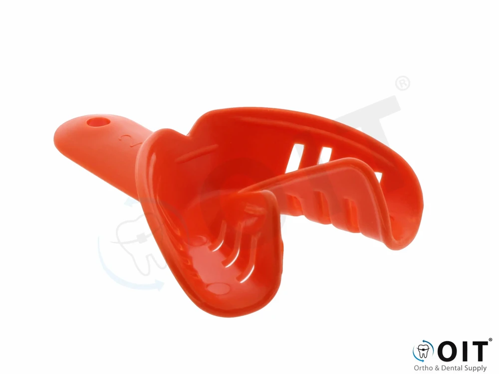 Afdruklepel  maat 2 oranje lower