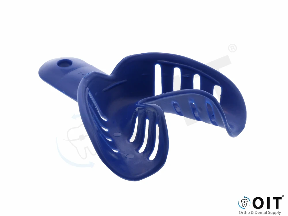 Afdruklepel  maat 3 blauw lower