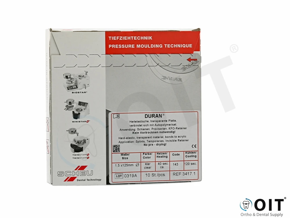 Duran Clear ø125 mm 1,5 mm