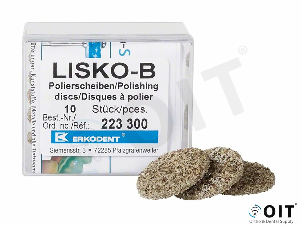 Lisko-B polijstschijfjes Bruin, grof