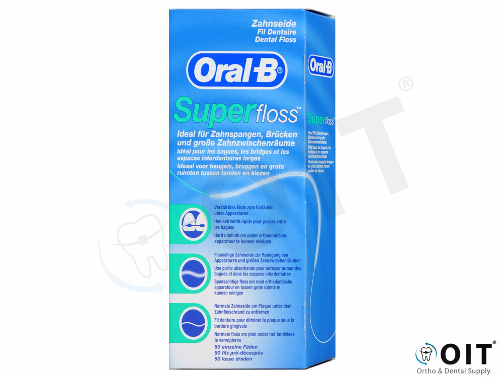 Superfloss Oral B Interdental Mint