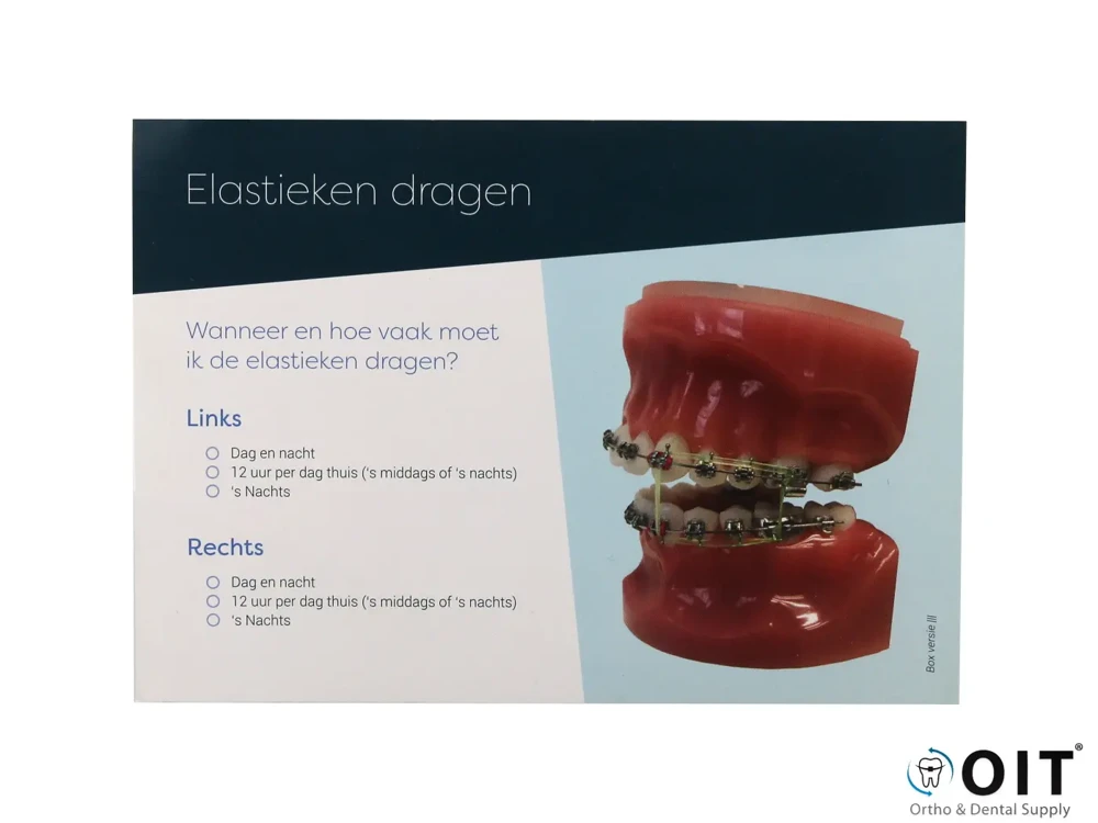 Instructie box III elastieken
