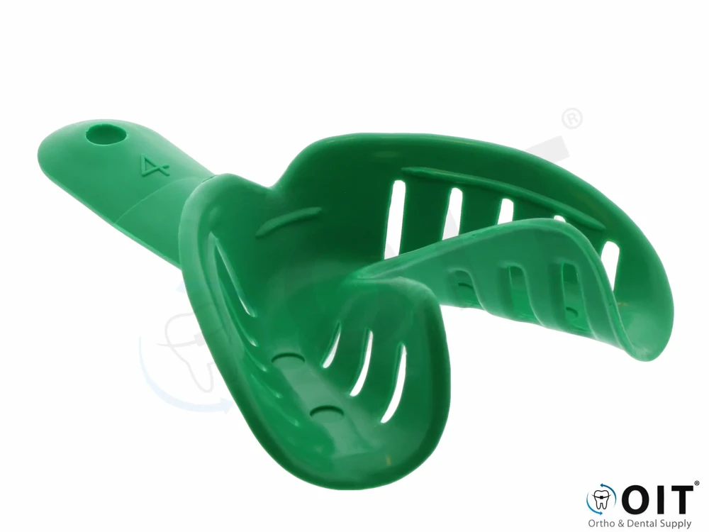 Afdruklepel  maat 4 groen lower (50st)