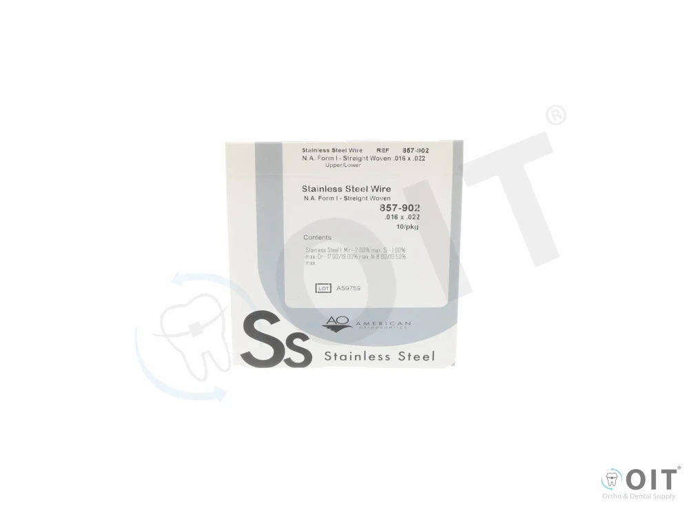 Straight Woven SS Draad .016x.022