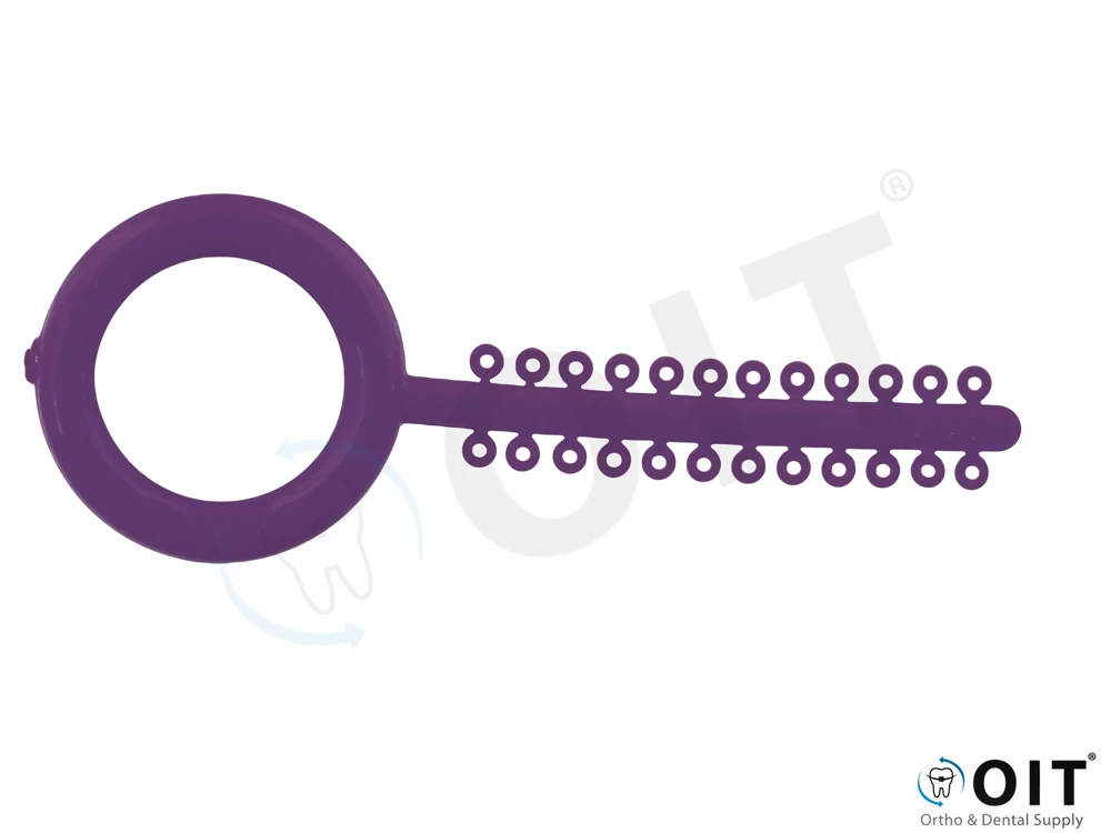 AO Elastomeric ties Unistick Burgundy