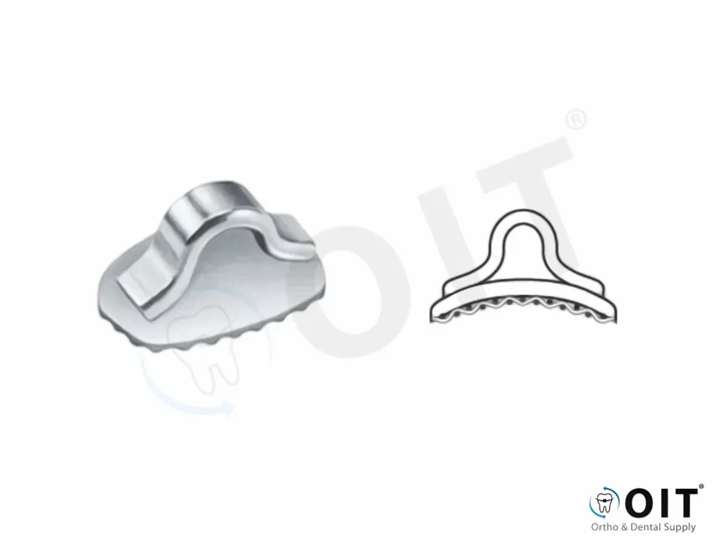 GC Lingual Eyelet curved base