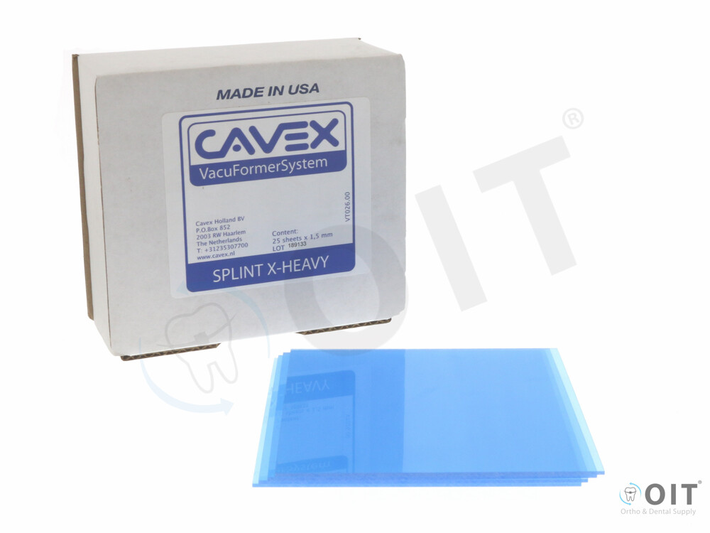 Cavex dieptrekplaat EH,1.5mm,125x125
