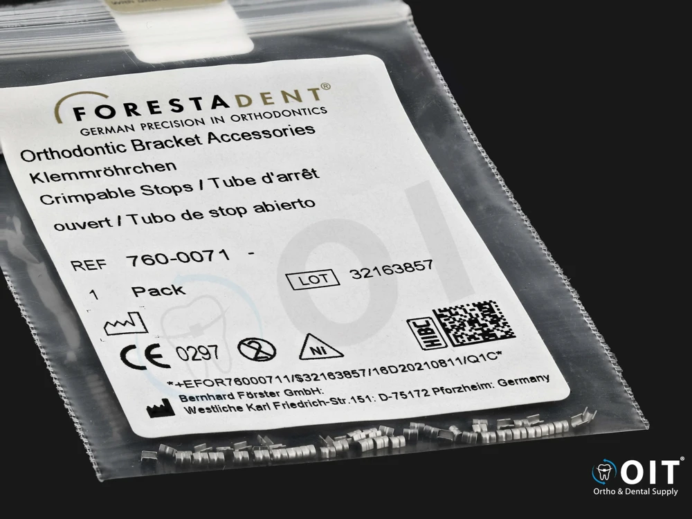 Crimpable Stops Open Forestadent