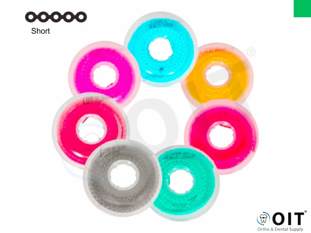 Elastomeric chain short green