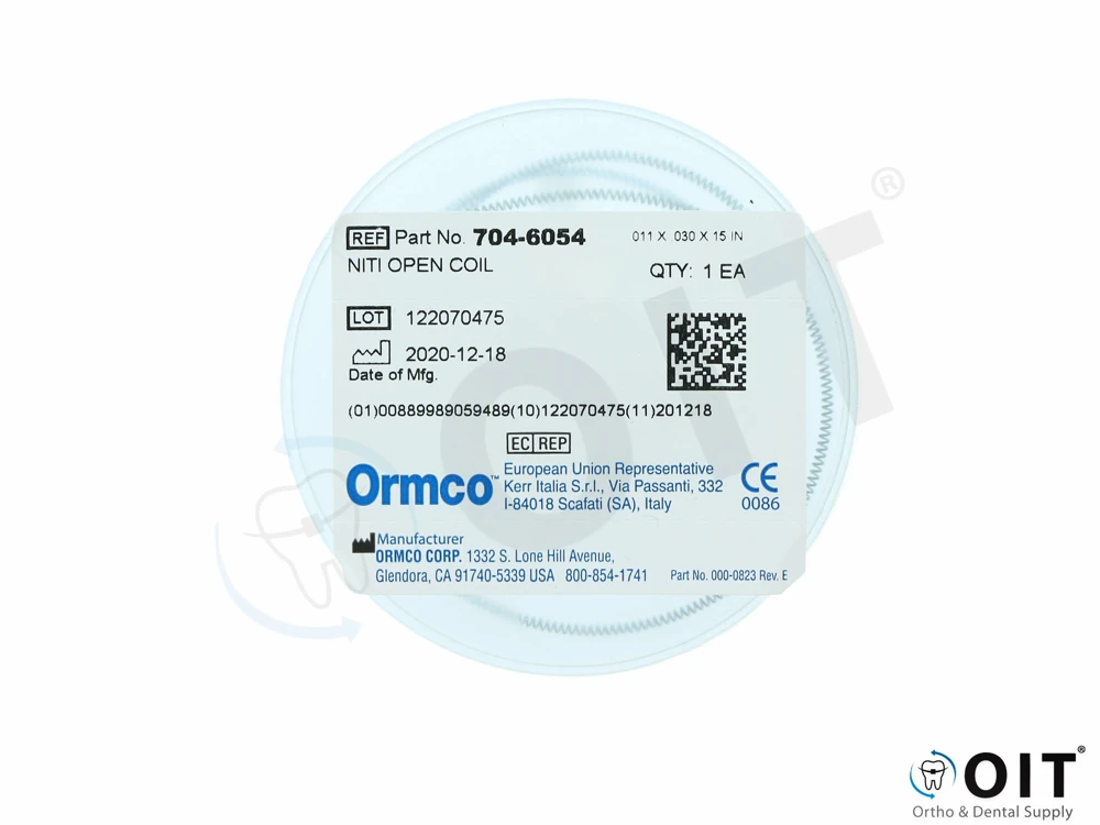 Open Coil Spring, Medium Force, 011x030