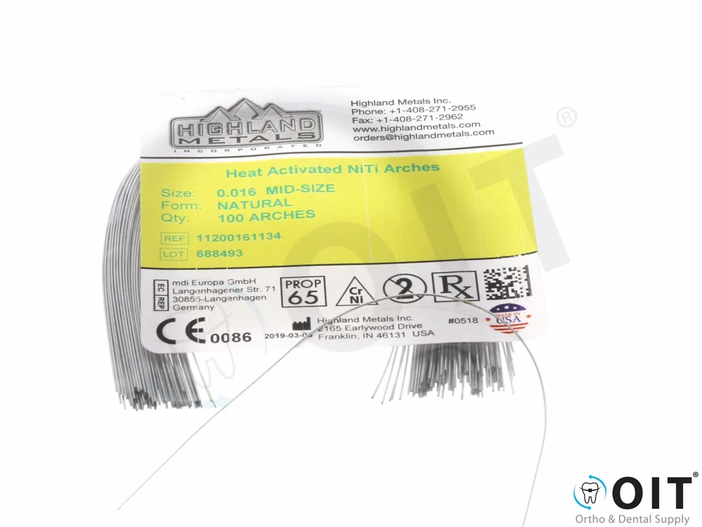 NiTi HA 016 Naturel Size M HL